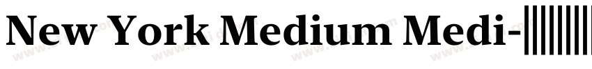 New York Medium Medi字体转换